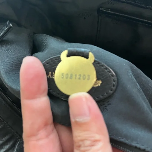 MULBERRY BLACK LEATHER ALEXA - Picture 10 of 16